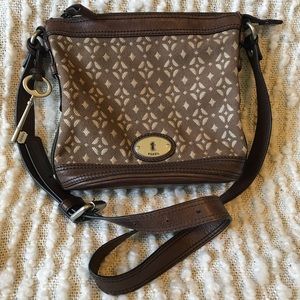 Fossil Maddox jacquard Crossbody Purse